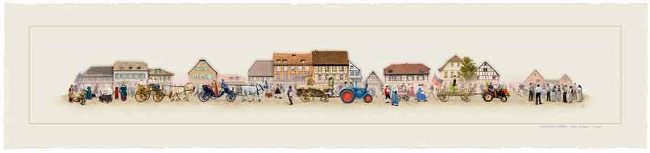 german palatinate parade illustration by austin bovenizer